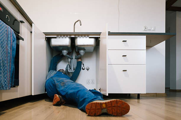 Professional Drain Cleaning technician working in Holland, MA